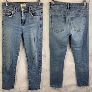 Agolde los angeles Toni Jeans Women's Size 25 Light Wash Denim Mid Rise Stretch